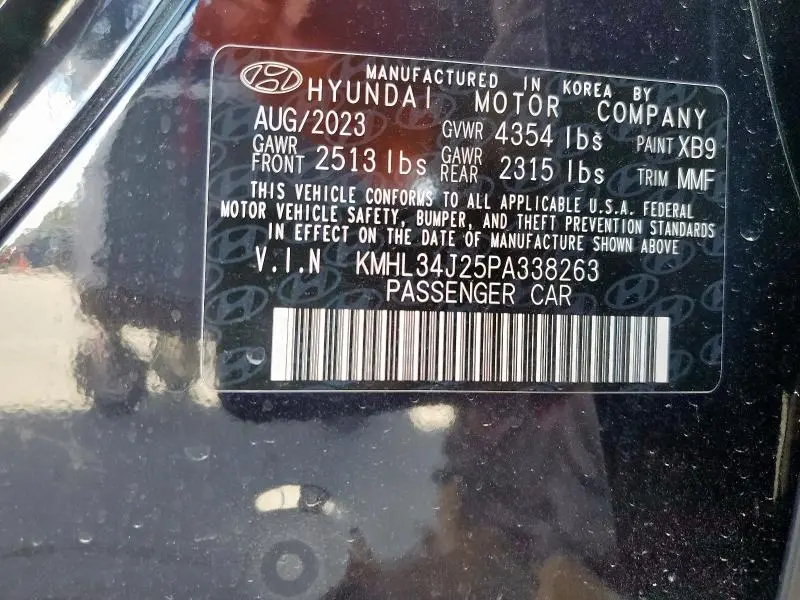 2023 HYUNDAI SONATA LIMITED  