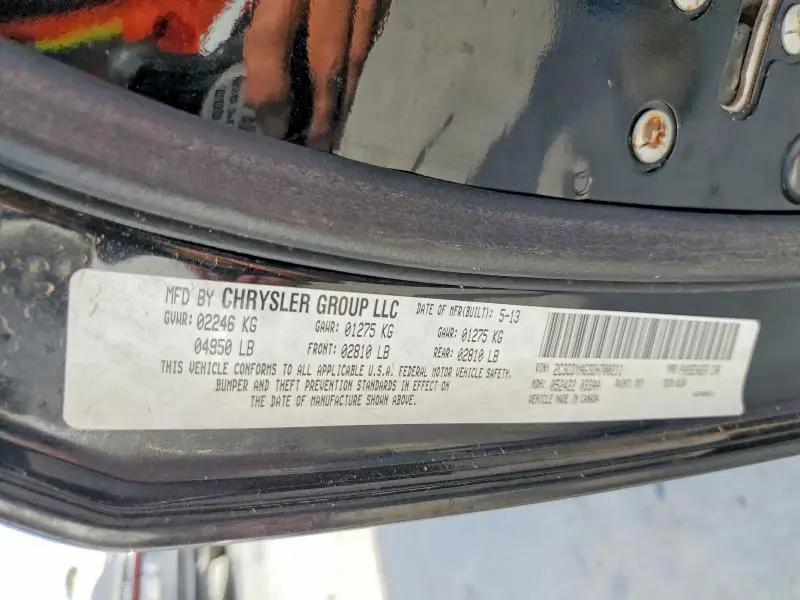 2013 DODGE CHALLENGER SXT  