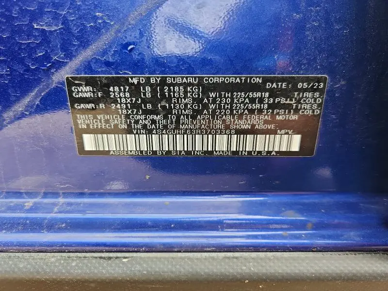 2024 SUBARU CROSSTREK SPORT  