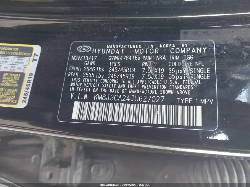 2018 HYUNDAI TUCSON VALUE