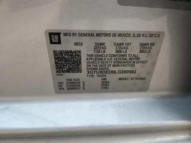 2020 GMC SIERRA K1500 SLT  