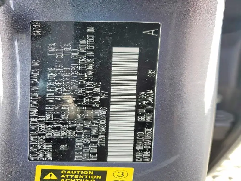 2013 LEXUS RX 350 BASE  