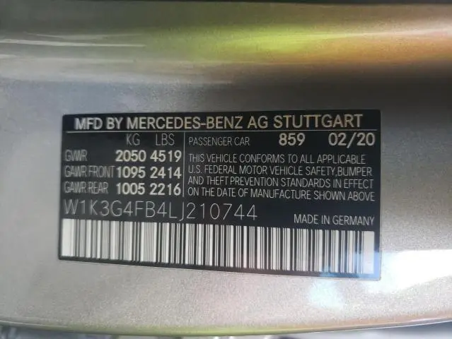 2020 MERCEDES-BENZ A 220 4MATIC  