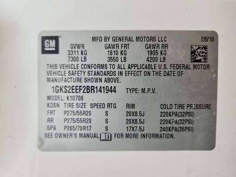 2011 GMC YUKON DENALI  