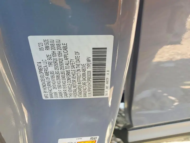 2023 HONDA PILOT TOURING  