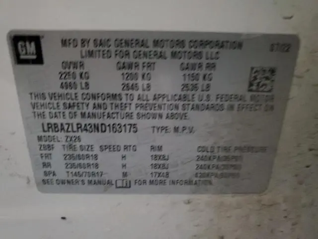 2022 BUICK ENVISION PREFERRED  