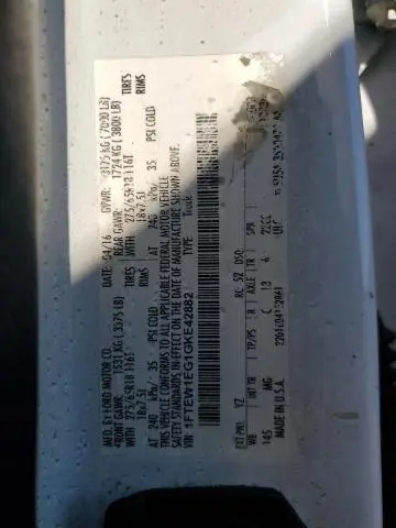 2016 FORD F150 SUPERCREW  