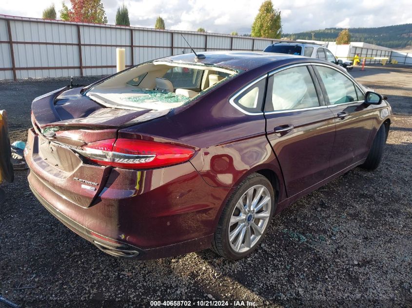 2018 FORD FUSION PLATINUM