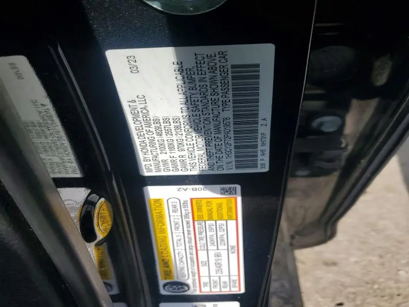 2023 HONDA ACCORD HYBRID SPORT-L  