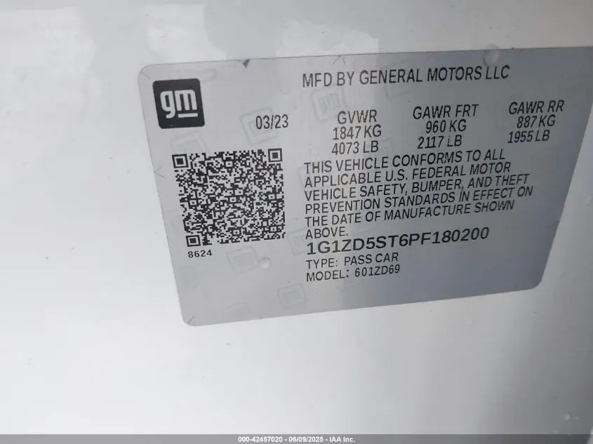2023 CHEVROLET MALIBU FWD 1LT