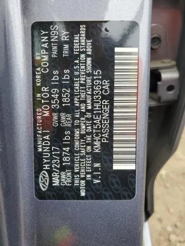 2017 HYUNDAI ACCENT SE  