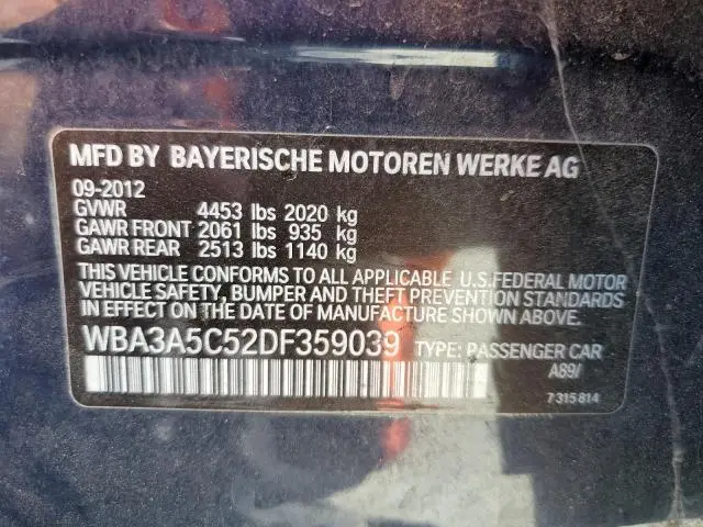 2013 BMW 328 I  