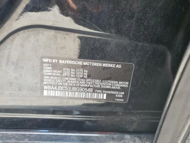 2018 BMW 430XI GRAN COUPE  