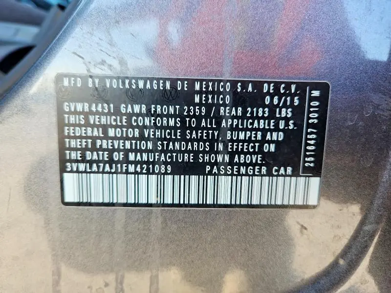 2015 VOLKSWAGEN JETTA TDI  