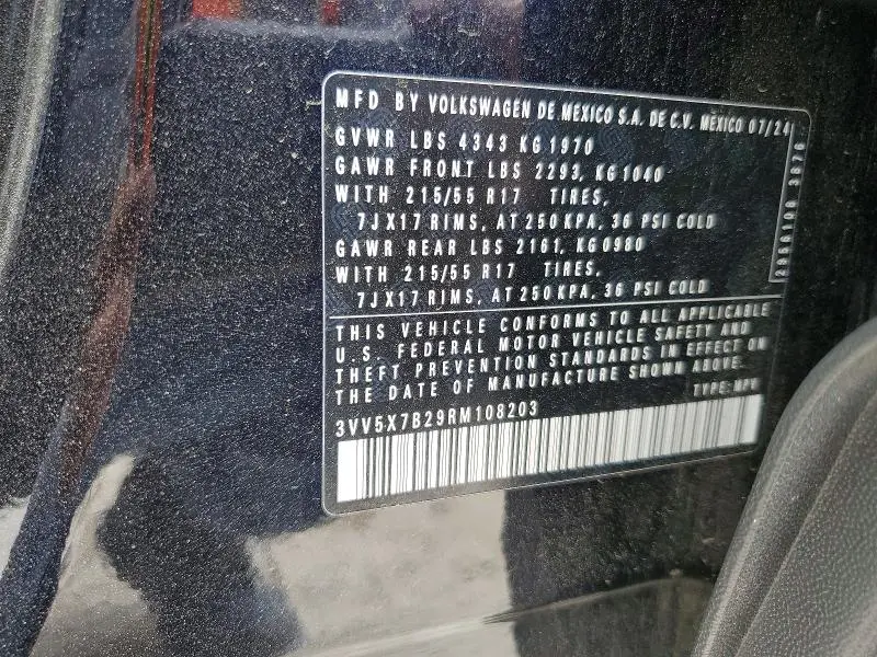 2024 VOLKSWAGEN TAOS S  