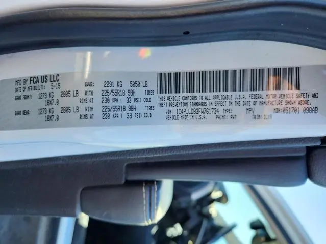 2015 JEEP CHEROKEE LIMITED  