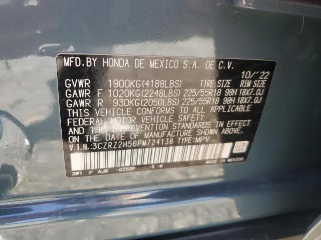 2023 HONDA HR-V SPORT