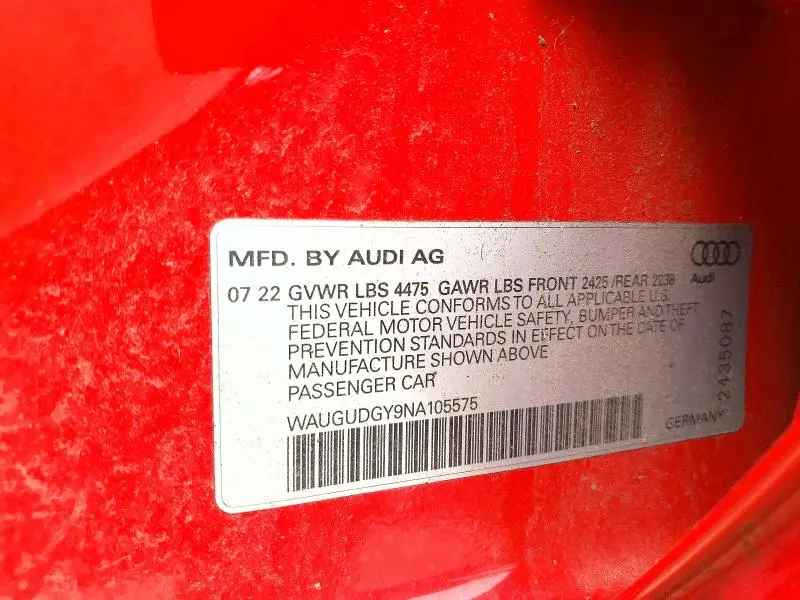 2022 AUDI A3 PREMIUM  