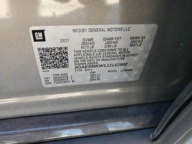 2018 BUICK ENCLAVE ESSENCE  