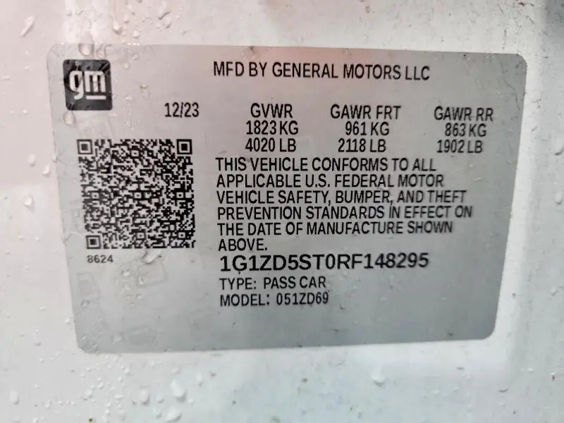 2024 CHEVROLET MALIBU LT  