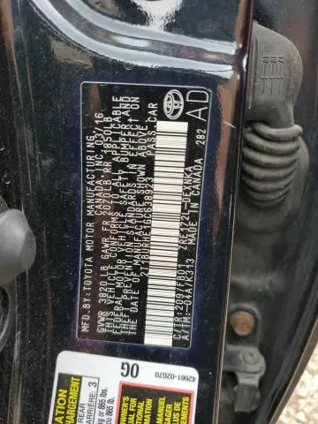 2016 TOYOTA COROLLA L  