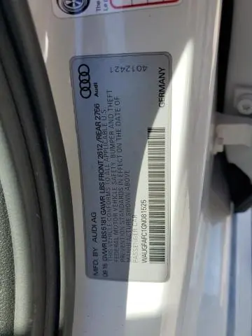 2016 AUDI A6 PREMIUM PLUS  