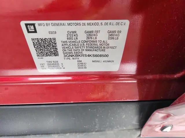 2019 CHEVROLET BLAZER PREMIER  