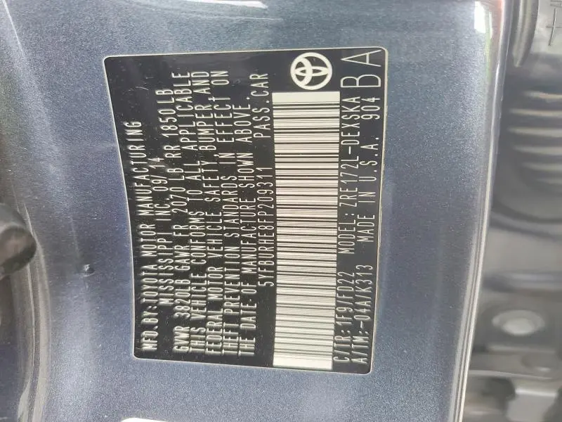 2015 TOYOTA COROLLA L  