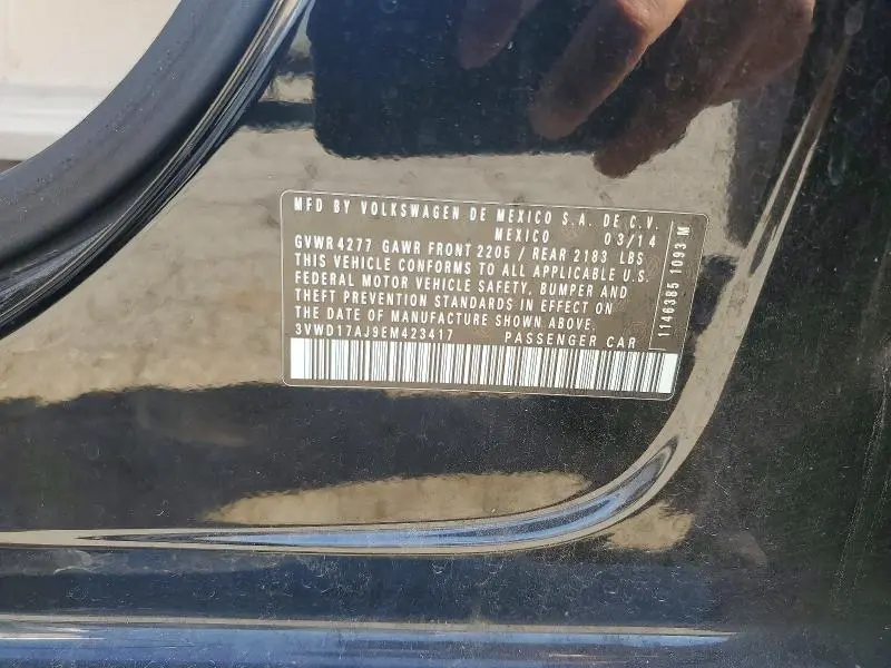 2014 VOLKSWAGEN JETTA SE  