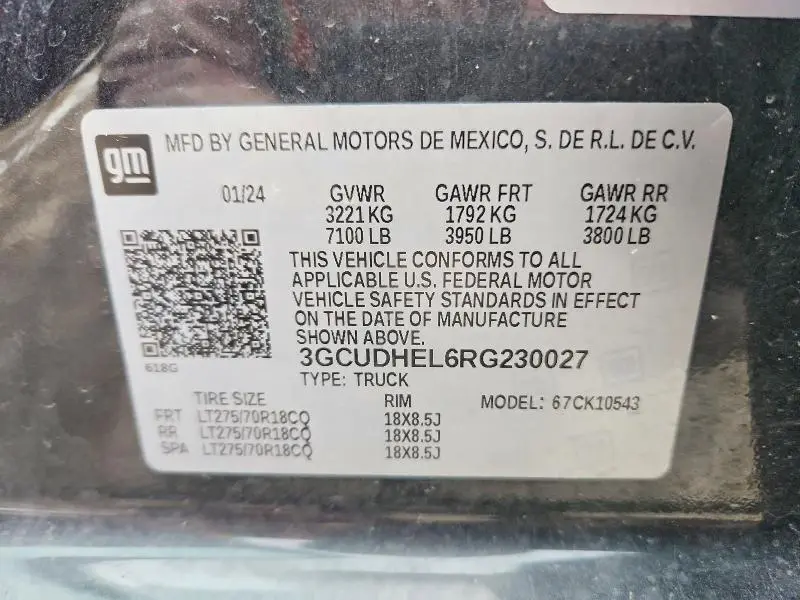 2024 CHEVROLET SILVERADO K1500 ZR2  