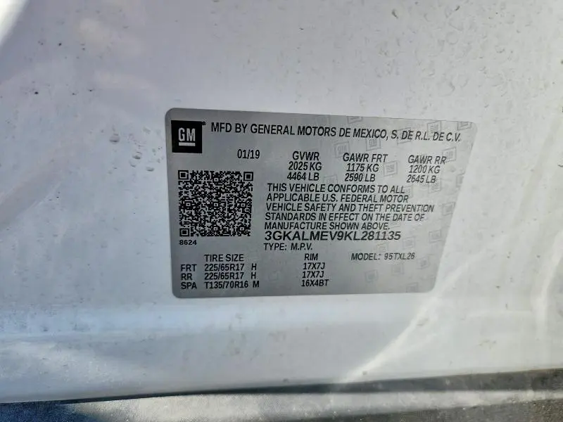 2019 GMC TERRAIN SLE  