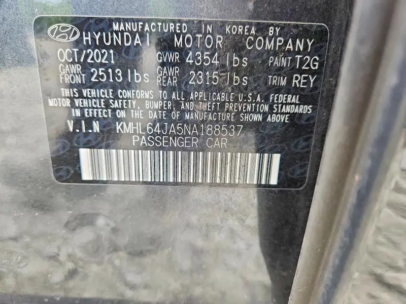 2022 HYUNDAI SONATA SEL  