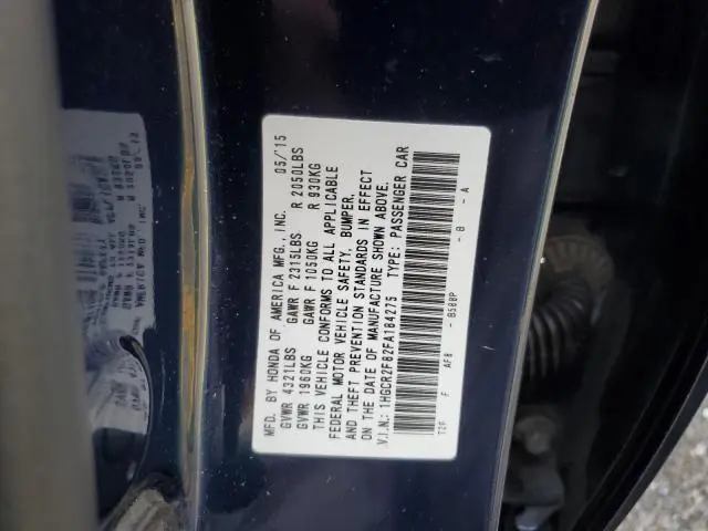 2015 HONDA ACCORD EXL