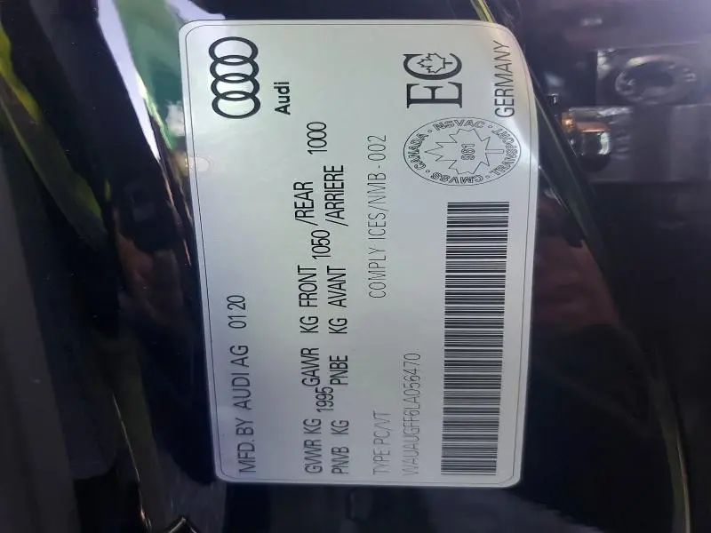 2020 AUDI A3 PREMIUM  