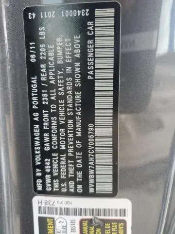 2012 VOLKSWAGEN EOS KOMFORT  