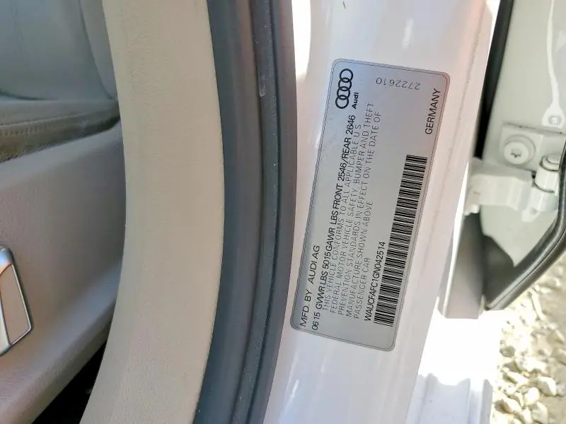 2016 AUDI A6 PREMIUM  