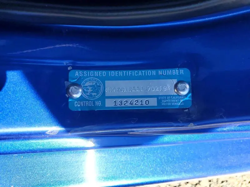 2018 HONDA CIVIC SI  