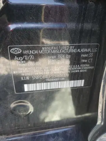 2020 HYUNDAI ELANTRA SEL  