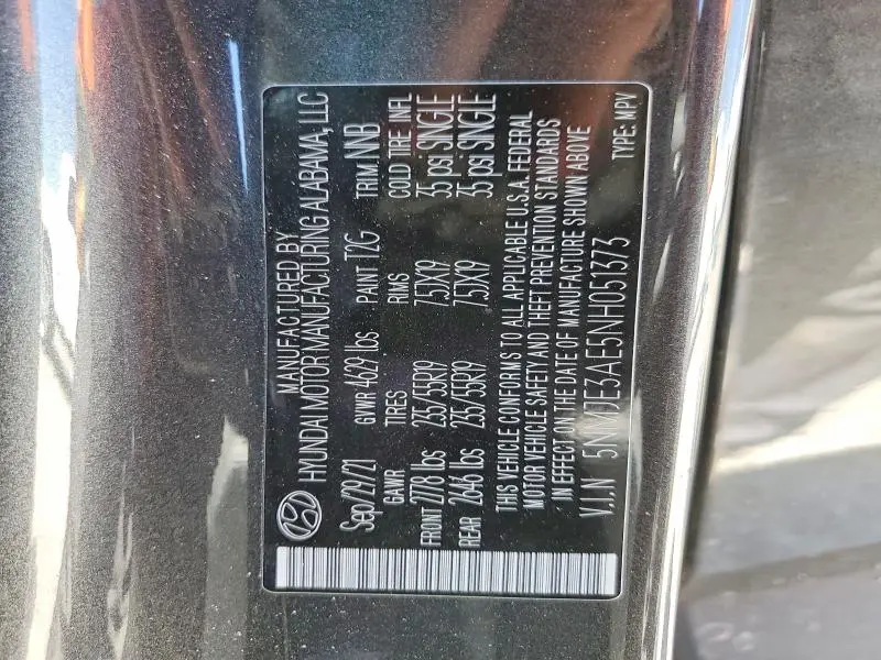2022 HYUNDAI TUCSON LIMITED  