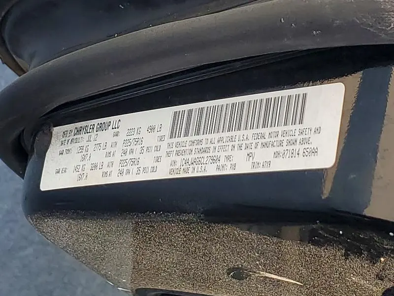 2012 JEEP WRANGLER SPORT  