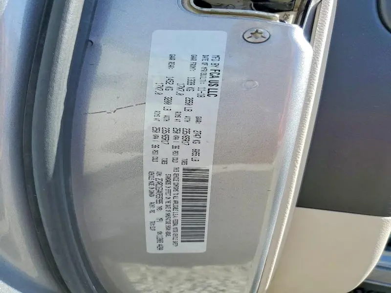 2019 CHRYSLER PACIFICA TOURING L  