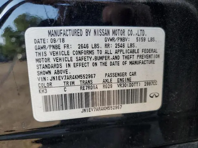 2019 INFINITI Q50 LUXE  