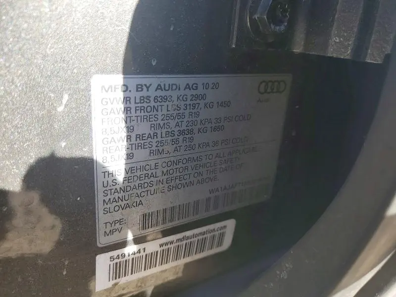 2021 AUDI Q7 PREMIUM  