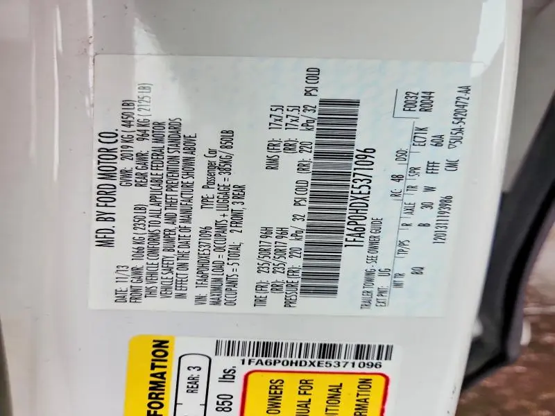 2014 FORD FUSION SE  