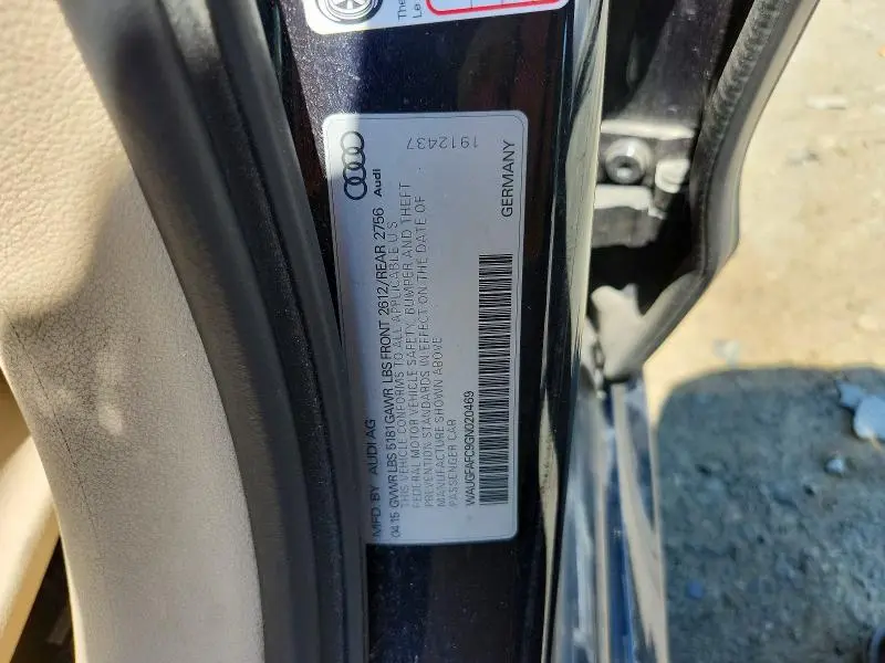2016 AUDI A6 PREMIUM PLUS  