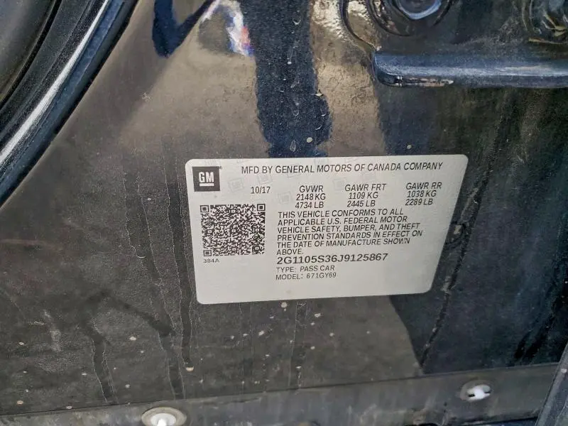 2018 CHEVROLET IMPALA LT  