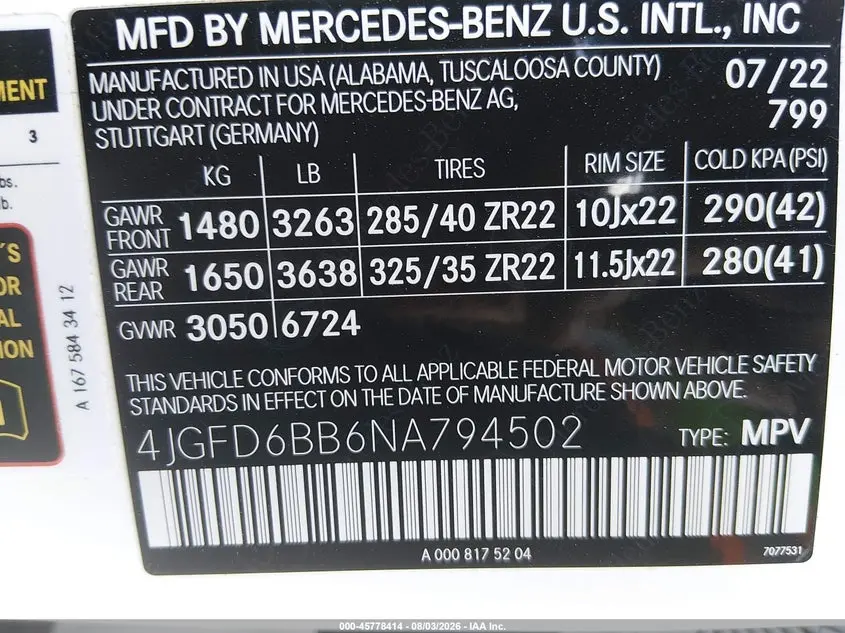 2022 MERCEDES-BENZ AMG GLE 53 COUPE 4MATIC