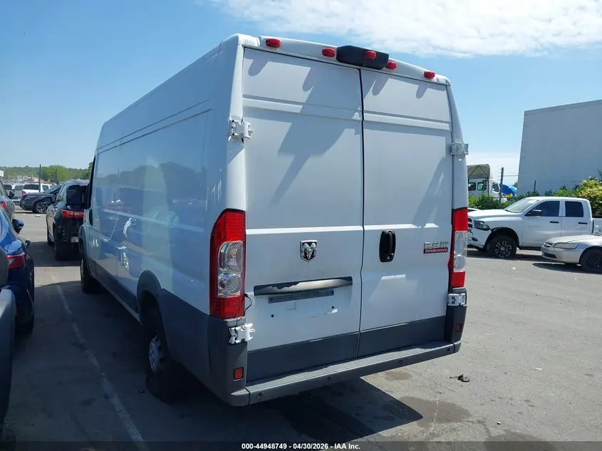2018 RAM PROMASTER 3500 CARGO VAN HIGH ROOF 159 WB EXT