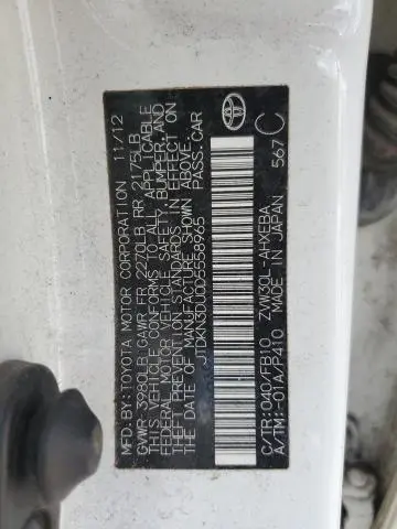 2013 TOYOTA PRIUS   