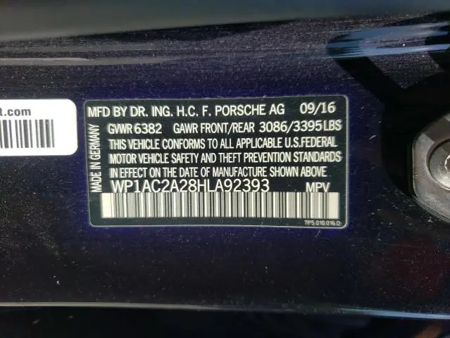 2017 PORSCHE CAYENNE TURBO  